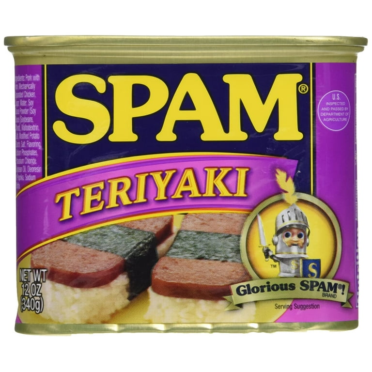 SPAM Teriyaki, Shelf-Stable Meat, 12 oz Aluminum Can