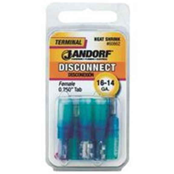 Term Disc F Heat Shrink .25Tab 60862