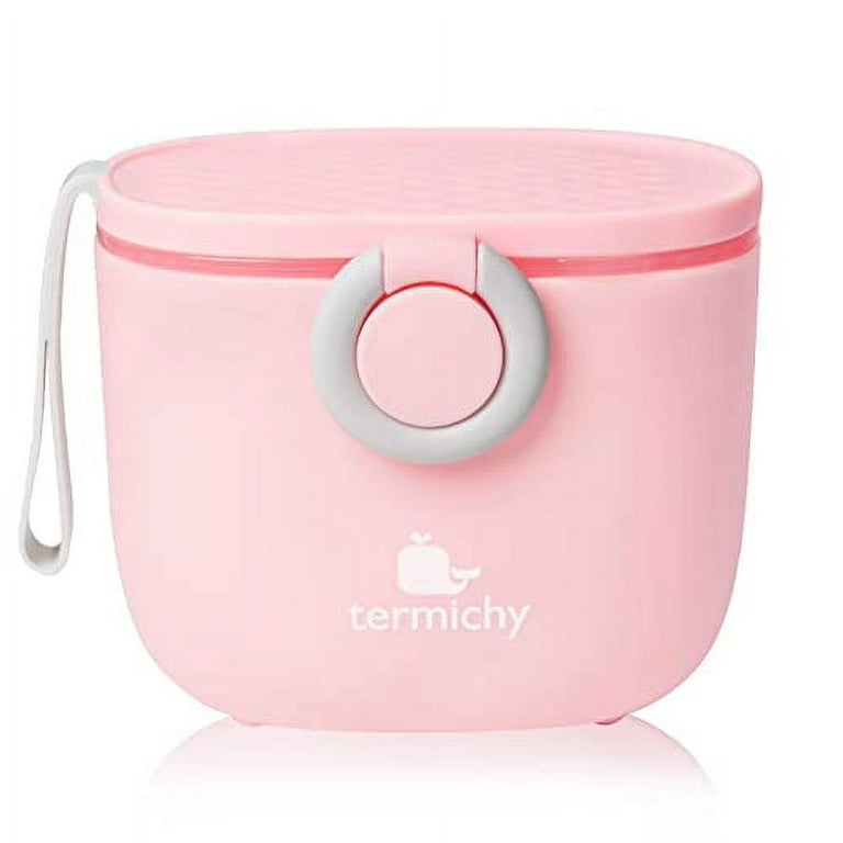  Termichy Baby Formula Dispenser, Portable Milk Powder  Dispenser Container with Carry Handle and Scoop for Travel Outdoor  Activities with Baby Infant, 8.8OZ, 0.55LB, 250g (Pink) : Baby