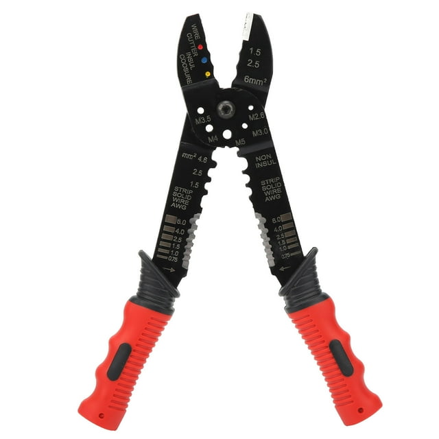 Terminal Crimper MultiFunction Stripper Crimping Tool Industrial