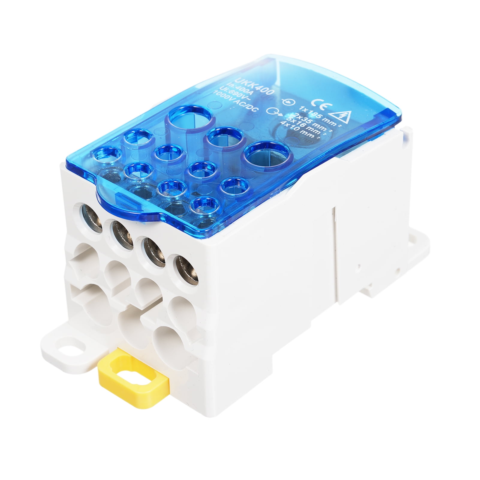 Terminal Distribution Box,Din Rail Box Wire Branch Box Terminal Block Blocks With Cover