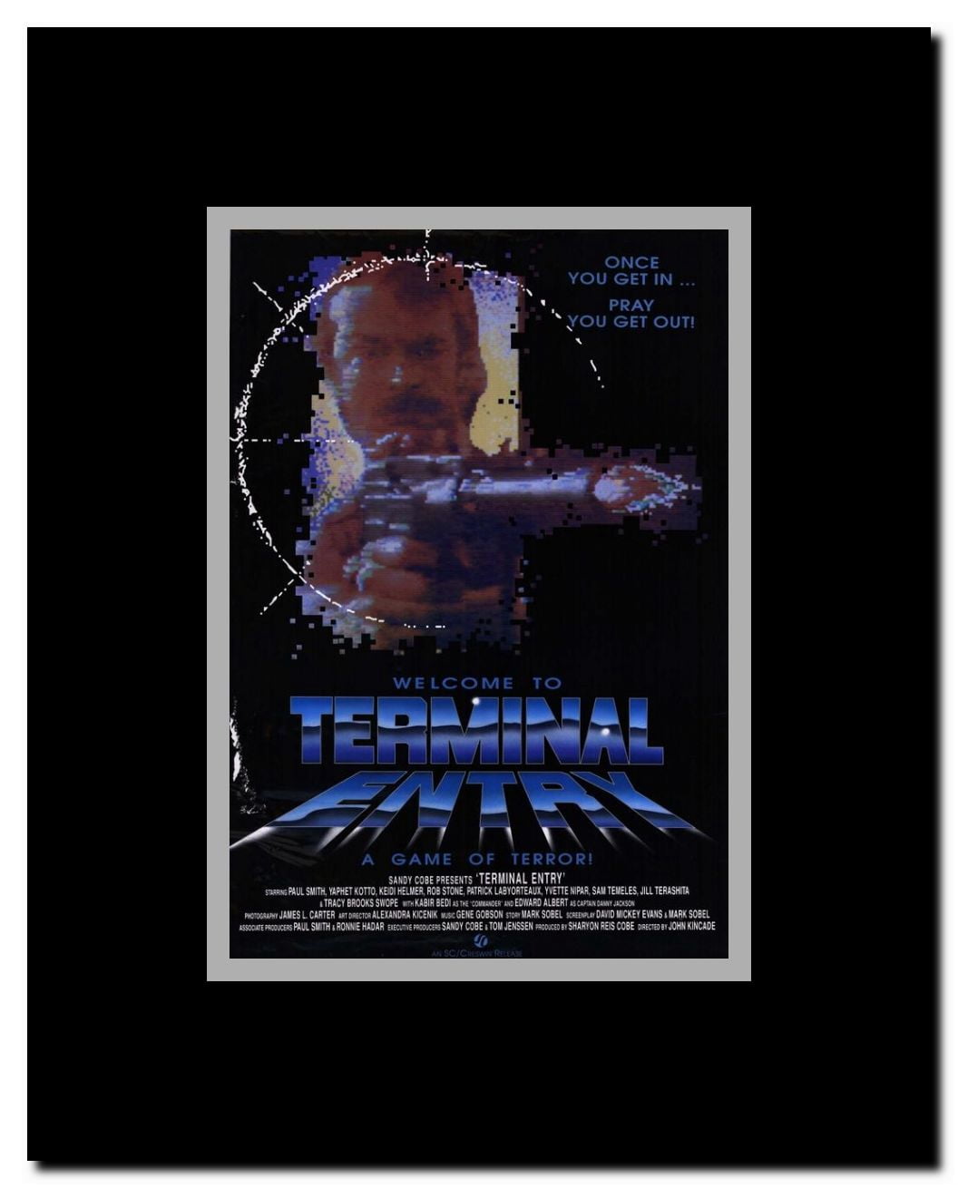 Terminal Entry Framed Movie Poster