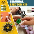 Terminal Kit Just insert, push, pull and the wire will be out instantly