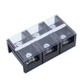 Terminal Strip Blocks 3 Positions Dual Rows Pre Insulated Terminals