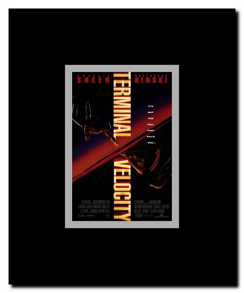 Terminal Velocity Framed Movie Poster