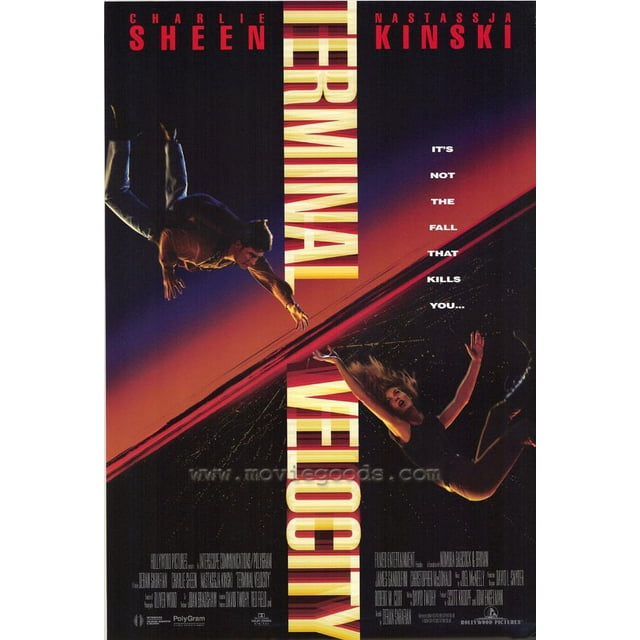 Terminal Velocity - movie POSTER (Style A) (27" x 40") (1994)