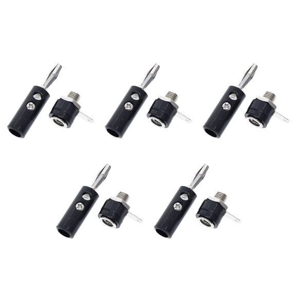 Terminal Wire Connector Socket Female Binding 4mm Banana Plug Post Banana Plug Electronic