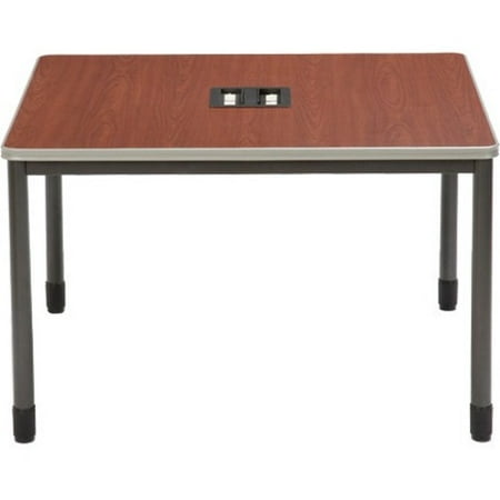 OFM Mesa Series Model 66248 Media Terminal and Workstation Desk, Cherry