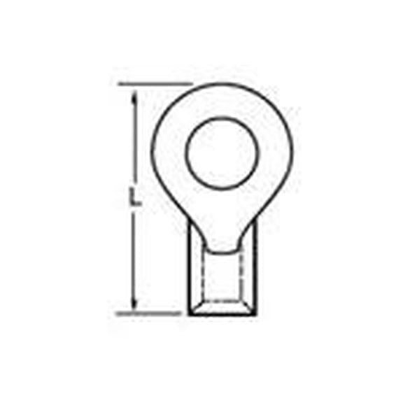 Terminals RING VERSAKRIMP (BB- RSAKRIMP (BB-339-08) (10 pieces)