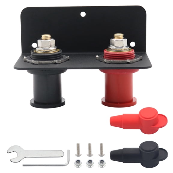 Terminals Relocation Kit Jump Post Starter Remote for ATV Boats Jump Post