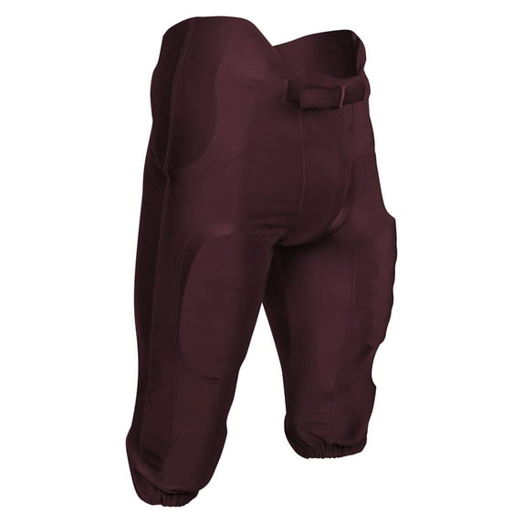 Terminator 2 Integrated Football Game Pants, Adult 3X-Large, Maroon