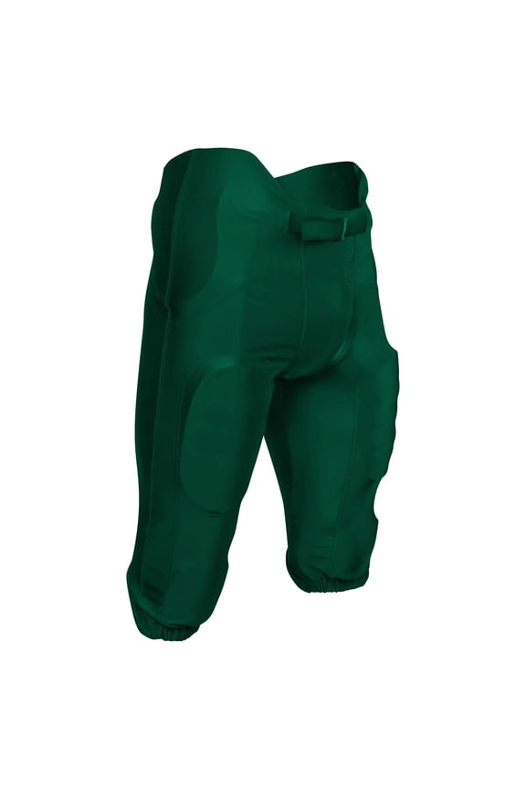 Terminator 2 Integrated Football Game Pants, Youth X-Large, Forest Green