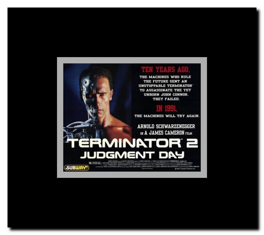 Terminator 2: Judgment Day Framed Movie Poster