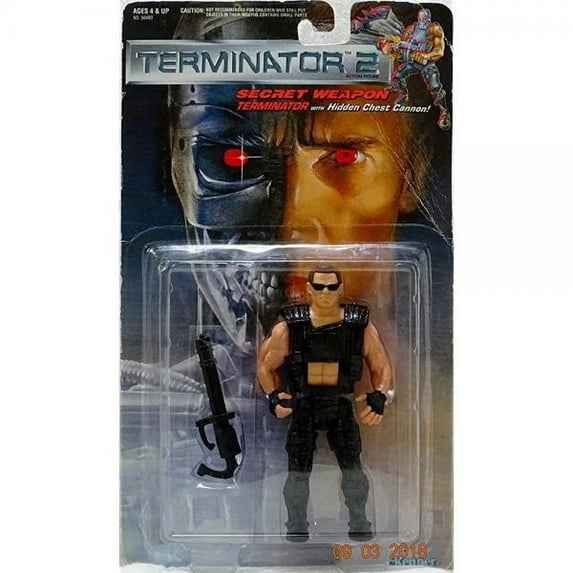 Terminator 2 Secret Weapon Terminator with Hidden Chest Cannon Action Figure