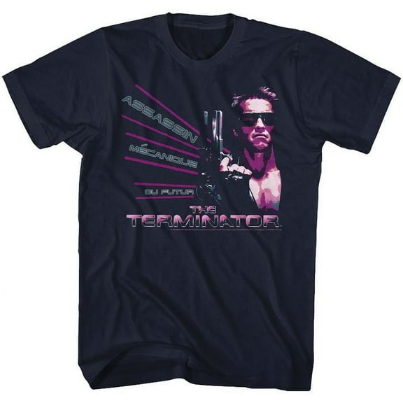Terminator Assasin Navy Adult T-Shirt 5Xl