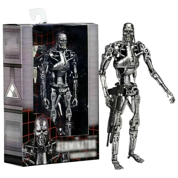 Terminator: Dark Fate Official Licensed 7 Inch 0 Skeleton Action Figure - Highly Articulated, Movie-Accurate Mechanical Details, Collectible for Fans