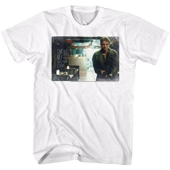 Terminator Kyle White Adult T-Shirt 5Xl