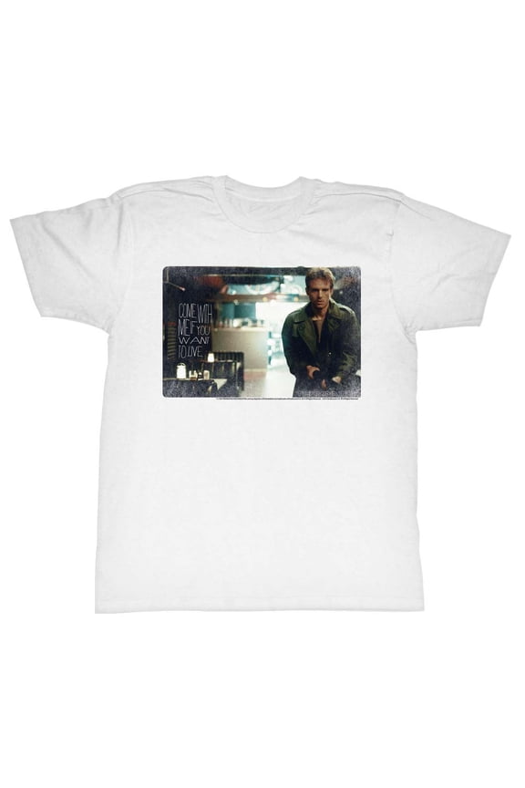 Terminator Kyle White Adult T-Shirt