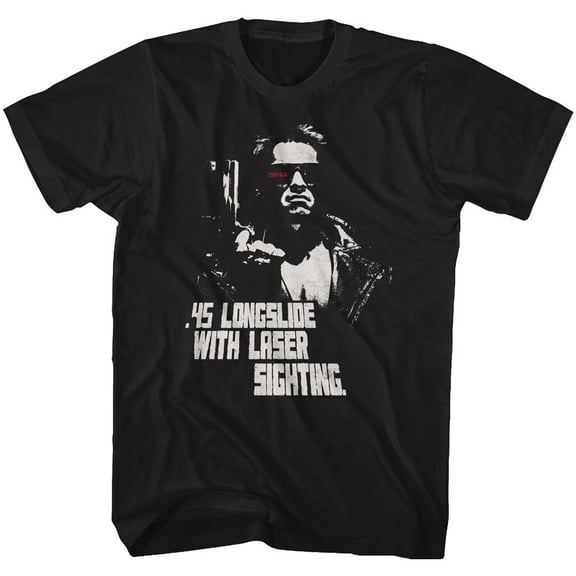 Terminator Longslide Black Adult T-Shirt 3Xlt