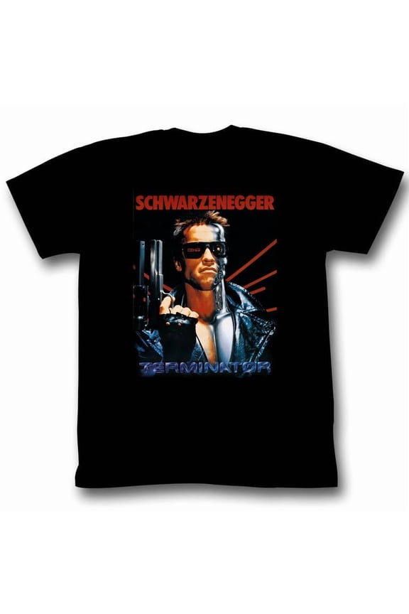 Terminator Movies Schwarz Adult Short Sleeve T Shirt