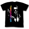 thumbnail image 1 of Terminator Neon Terminator Black Adult T-Shirt, 1 of 4