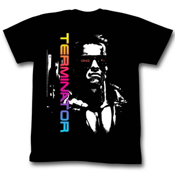 Terminator Neon Terminator Black Adult T-Shirt