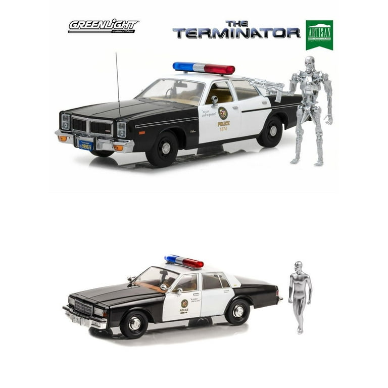希少！ターミネーター2！1977 Dodge 1/24ロス市警パトカー美品 希少！ターミネーター2！1977 Dodge 1/24ロス市警パトカー美品
