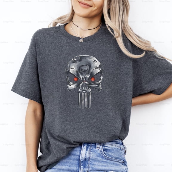Terminator Punisher 90s Graphic Movie Classic Retro Vintage Mashup T-Shirt, SW, Hoodie Unisex, up to 5XL