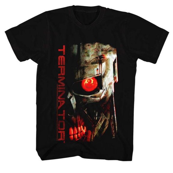 Terminator Red Eye Black Adult T-Shirt 4Xl