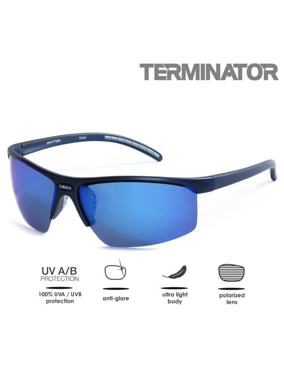 Semi Frame Square Fishing Sunglasses