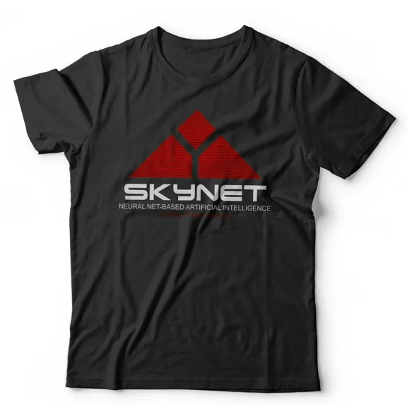Terminator Skynet Cyberdyne Systems Parody 80s Sci Fi Movie Retro Unisex T-Shirt, up to size 5XL