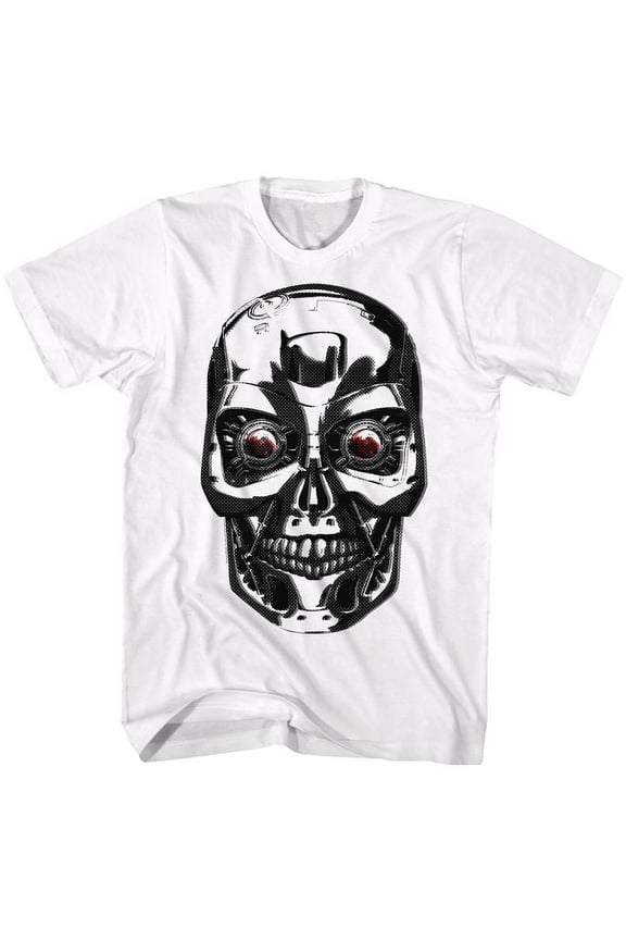 Terminator Stink Face White Adult T-Shirt 4Xl