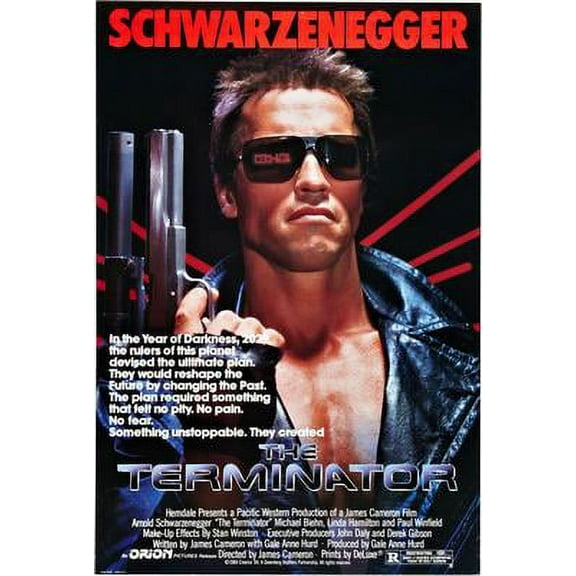Terminator The Movie Poster Reprint 27inx40in for any room 27x40 Square Adults Poster Time