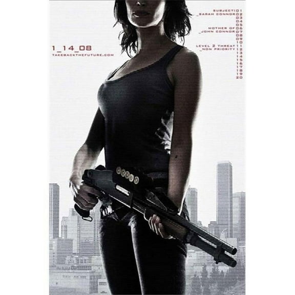 Terminator: The Sarah Connor Chronicles - Style Y Movie Poster - Medium