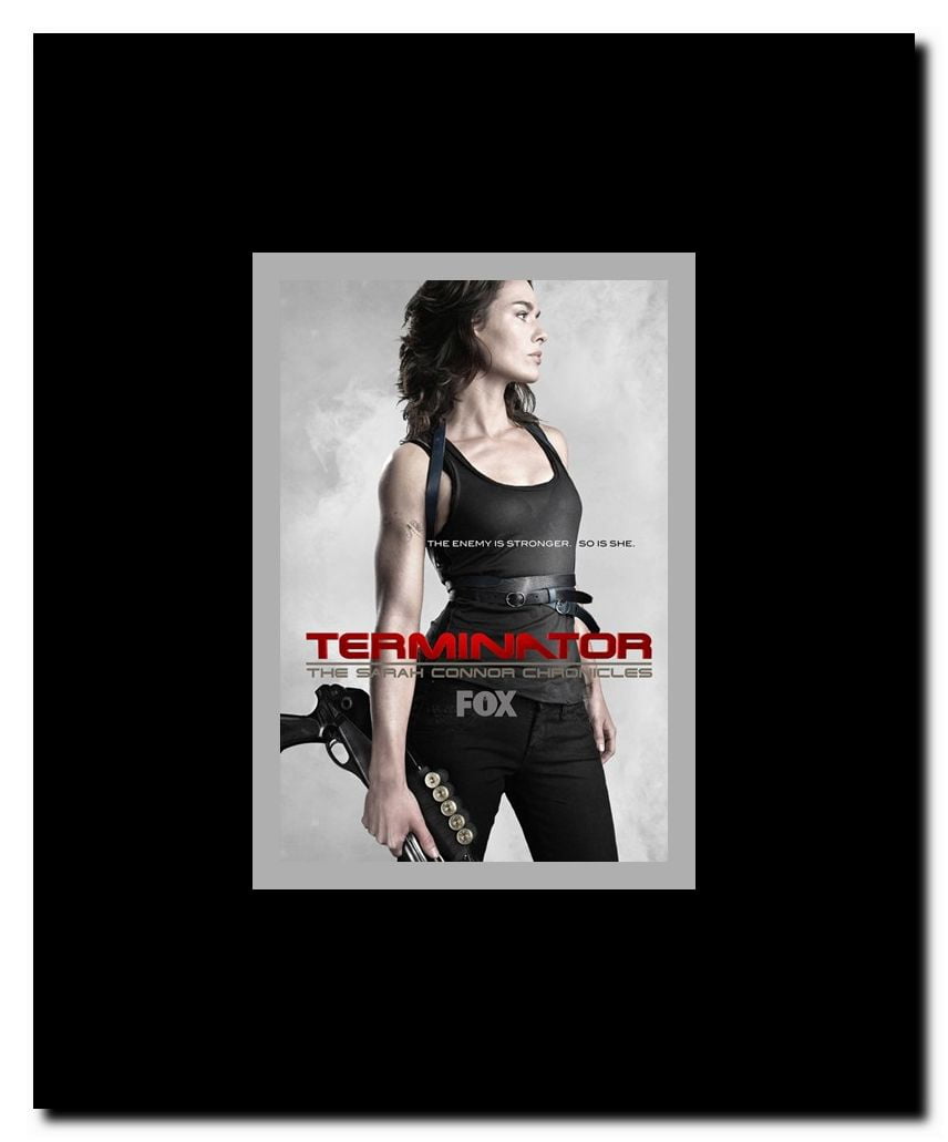 Terminator: The Sarah Connor Chronicles - style AA Framed Movie Poster
