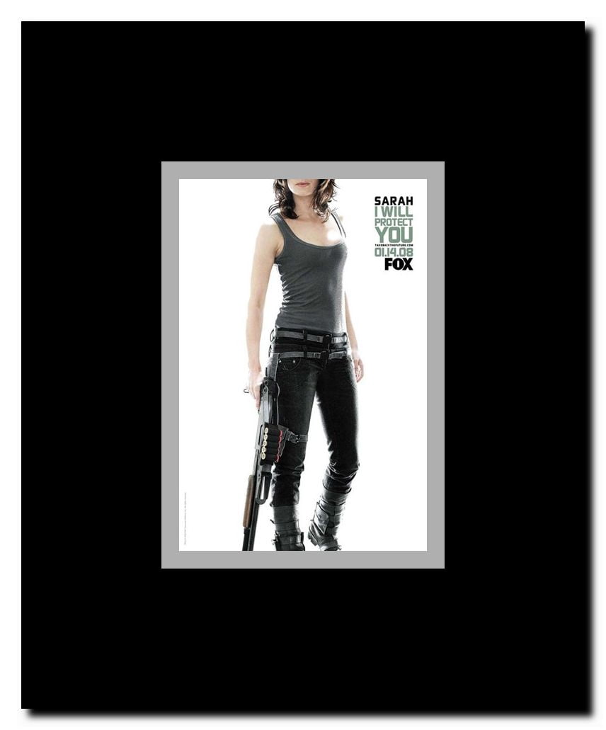 Terminator: The Sarah Connor Chronicles - style AF Framed Movie Poster