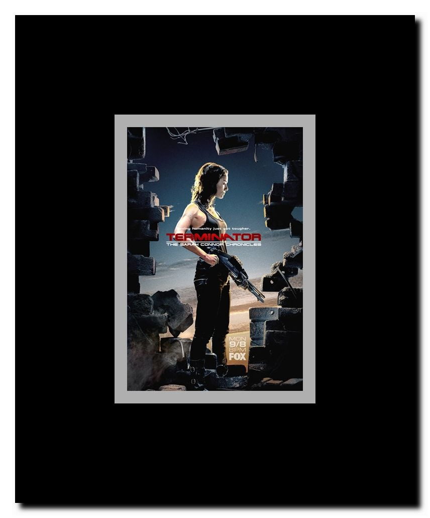 Terminator: The Sarah Connor Chronicles - style AP Framed Movie Poster