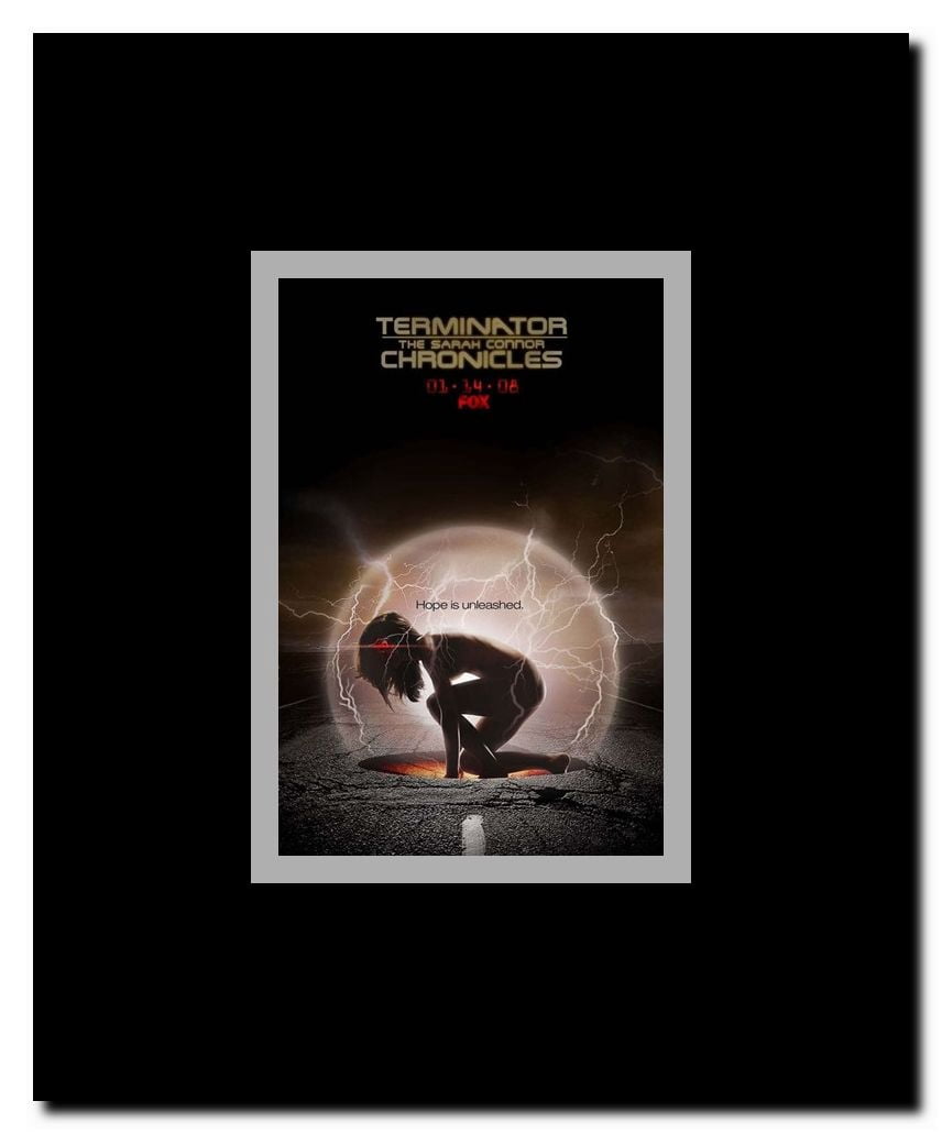Terminator: The Sarah Connor Chronicles - style AV Framed Movie Poster