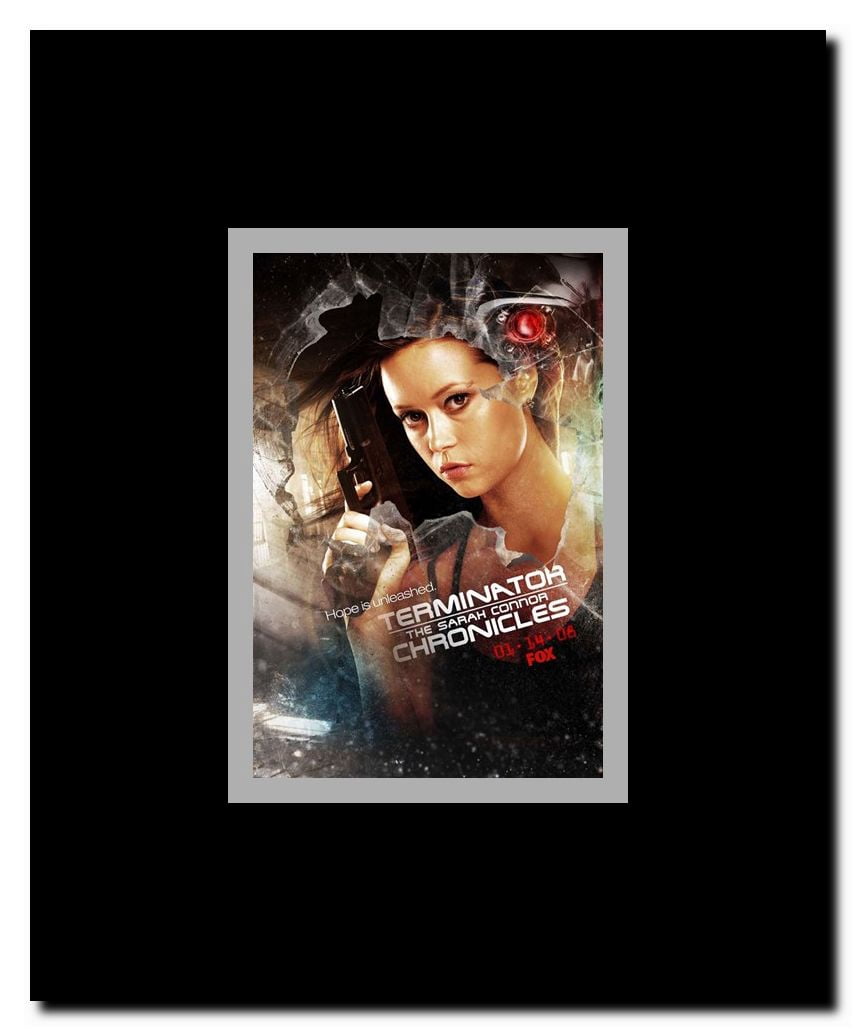 Terminator: The Sarah Connor Chronicles - style BA Framed Movie Poster