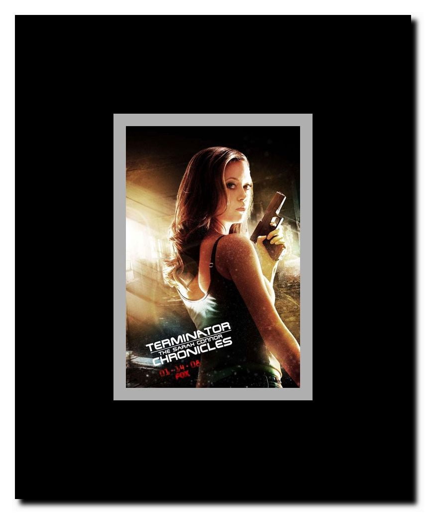 Terminator: The Sarah Connor Chronicles - style BE Framed Movie Poster