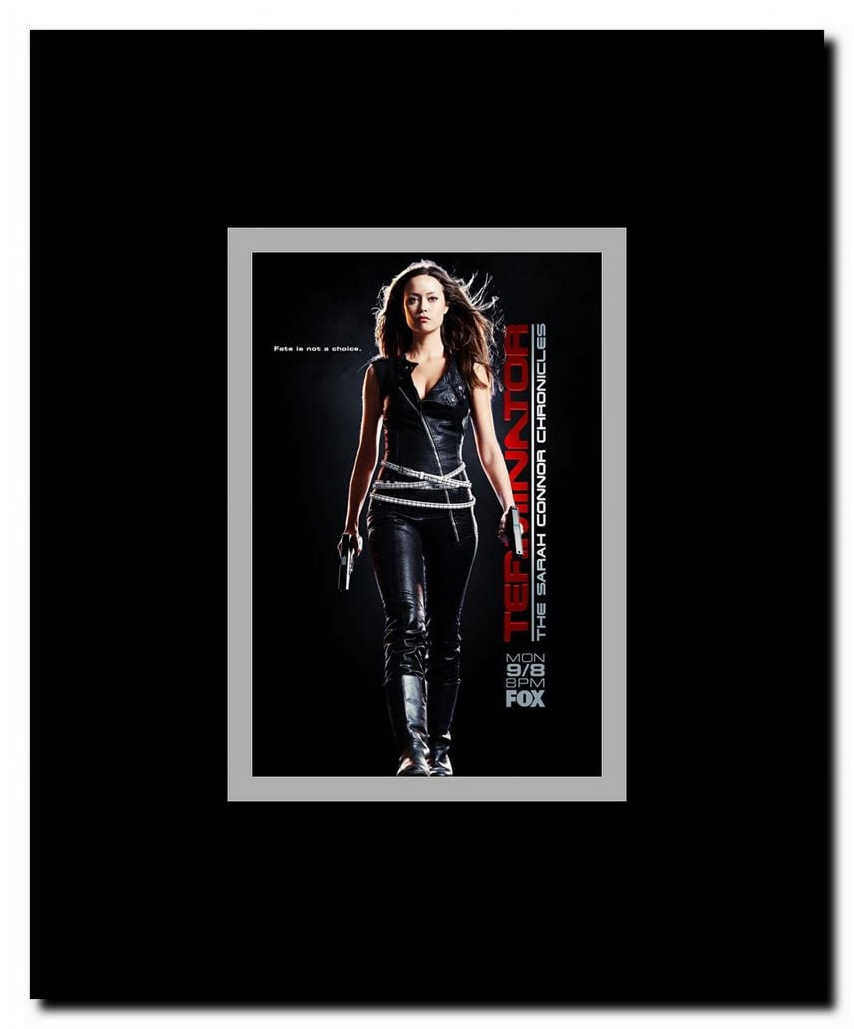 Terminator: The Sarah Connor Chronicles - style BG Framed Movie Poster