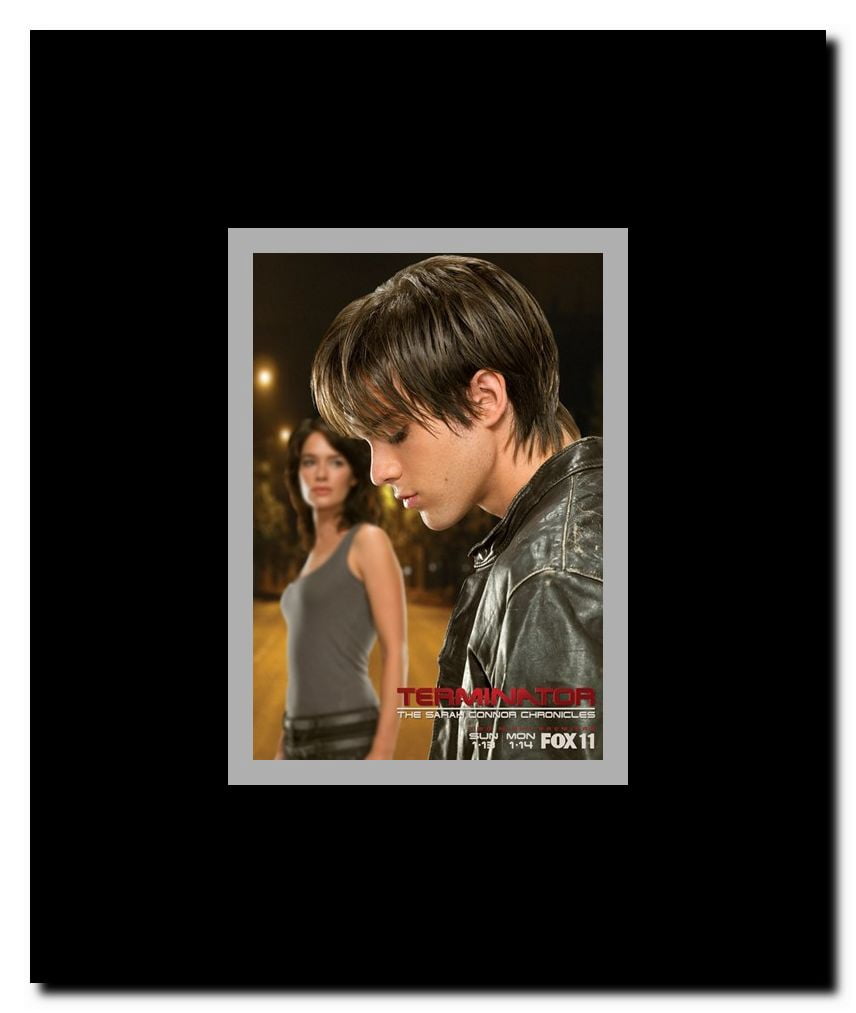 Terminator: The Sarah Connor Chronicles - style T Framed Movie Poster