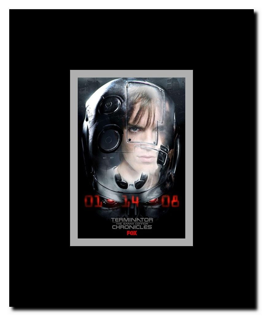 Terminator: The Sarah Connor Chronicles - style U Framed Movie Poster