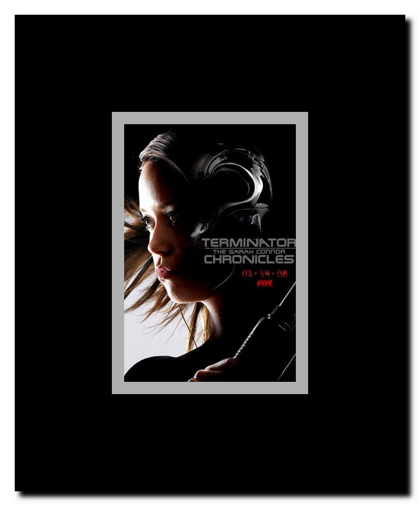 Terminator: The Sarah Connor Chronicles - style W Framed Movie Poster