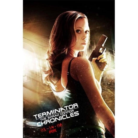 Terminator the Sarah Connor Chronicles - Style be Movie Poster - 11 x 17 in.