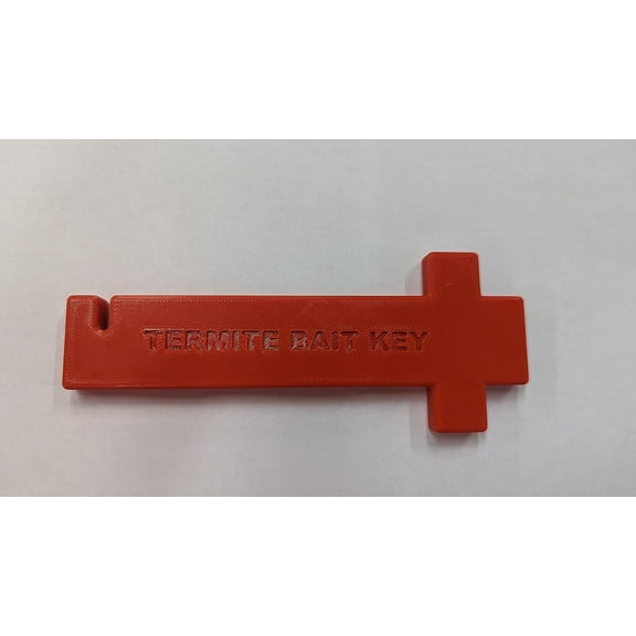 Termite Bait Station Key Tool, Exclusive Pain-Free Design, Comfortable & Easy to Use, High Visibility Colors Red