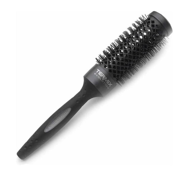 Termix Evolution Plus Ø 32 mm- Hairbrush for thick hair with Ionized bristles for thick and dif