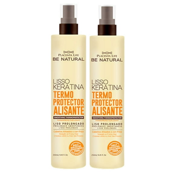 Termoprotector Alisante Lisso Keratina Be Natural 250mL (2 Pack)