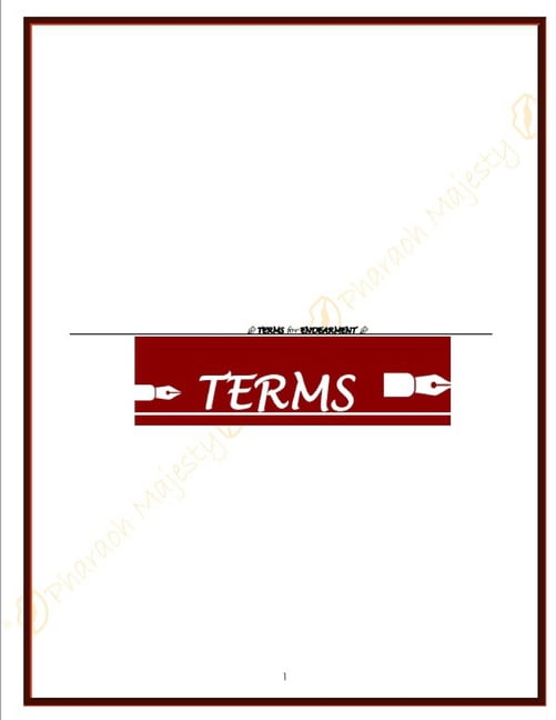 Terms for Endearment: Adult Coloring & Activities/Fetish Exploration Contract (Paperback)