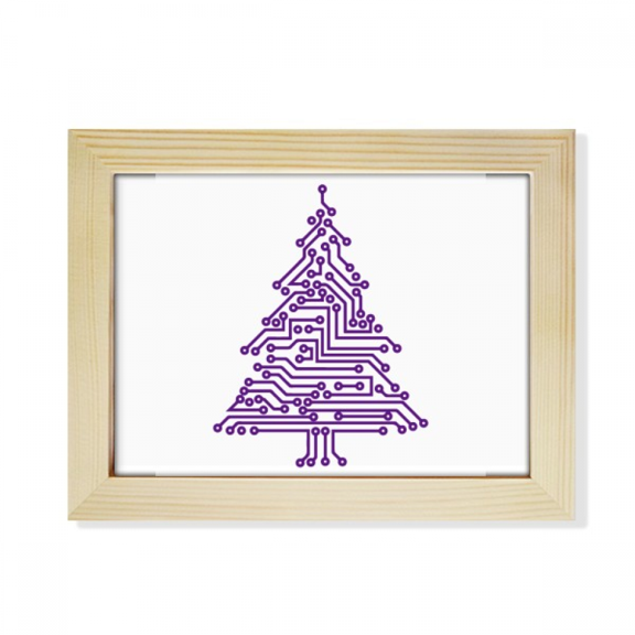 Ternal Technology Number Line Desktop Photo Frame Picture Art Decoration Painting 6x8 inch